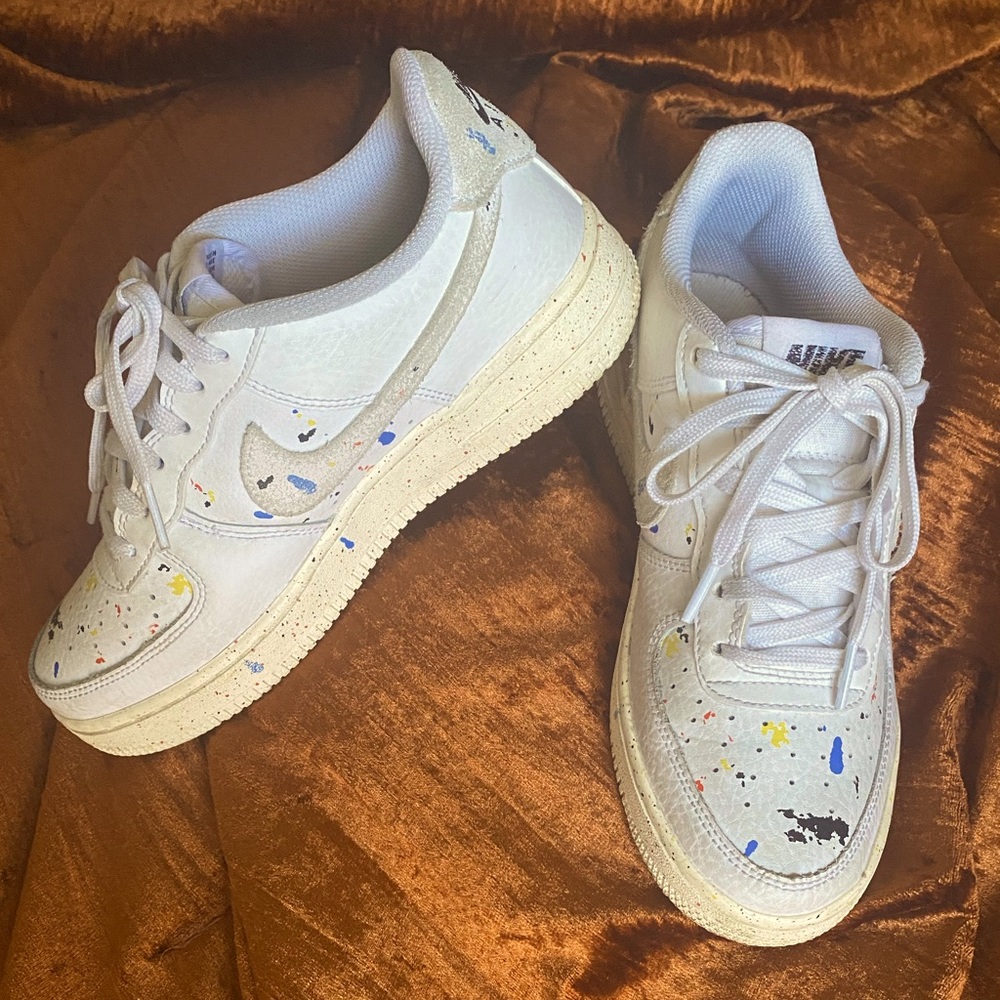 Youth Nike Air Force 1 ‘Paint Splatter’